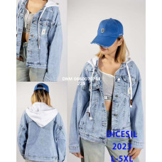 Dicesil  Куртка джинсова синього кольору L-5XL 2023