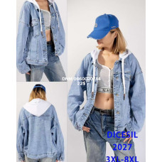 Dicesil  Куртка джинсова синього кольору 3XL-8XL 2027