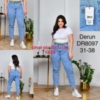 Derun Мом джинси блакитного кольору Mom fit 31-38 8097