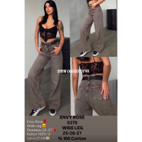 Envy Rose Wide leg джинси коричневого кольору 25-27 5379