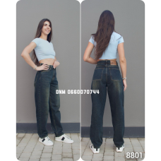Fashion Баггі джинси іржавого кольору 26-31 8801