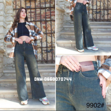 Fashion Палаццо джинси іржавий кольору Palazzo 26-31 9902