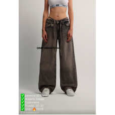 i8 denim  Баггі джинси коричневого кольору 25-30 0015