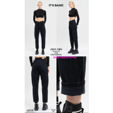 It’s basic  Мом джинси чорного кольору Mom fit 34-42 2557