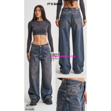 It’s basic  Баггі джинси синього кольору Baggy 34-42 3311-34