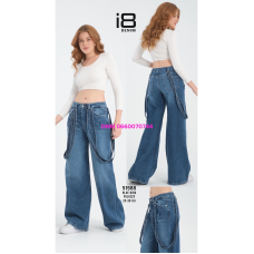 i8 denim  Палаццо джинси синього кольору Palazzo 25-30 51988