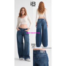 i8 denim  Баггі джинси синього кольору Baggy 25-30 52059