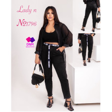 Lady N  Мом джинси сірого кольору Mom fit 28-33 1796