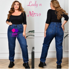 Lady N  Мом джинси синього кольору Mom fit 30-36 749