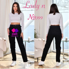 Lady N  Мом джинси чорного кольору Mom fit 28-33 099