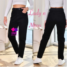 Lady N  Мом джинси чорного кольору Mom fit 28-33 100
