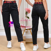Lady N  Мом джинси сірого кольору Mom fit 25-30 1808