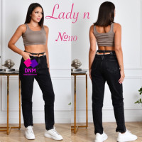 Lady N  Мом джинси сірого кольору Mom fit 28-33 110