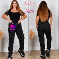 Lady N  Мом джинси сірого кольору Mom fit 30-36 771
