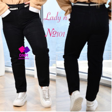 Lady N  Мом джинси чорного кольору Mom fit 31-38 101