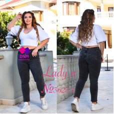 Lady N  Мом джинси сірого кольору Mom fit 31-38 3623-1