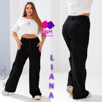 Liana  Палаццо джинси чорного кольору Palazzo 30-36 214