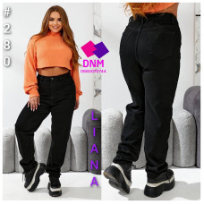 Liana  Мом джинси чорного кольору Mom fit 30-36 280