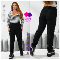 Liana  Мом джинси чорного кольору Mom fit 30-36 274