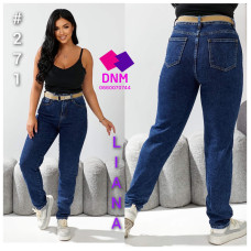 Liana  Мом джинси синього кольору Mom fit 28-33 271
