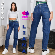 Liana  Мом джинси синього кольору Mom fit 25-30 272