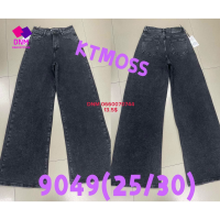 Kt moss Wide leg джинси сірого кольору широкі 25-30 9049