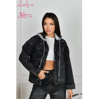 Lady N  Куртка джинсова сірого кольору Xs-xxl 774