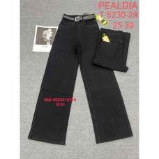 PDA Pealdia  Wide leg джинси чорного кольору широкі 25-30 5230-2