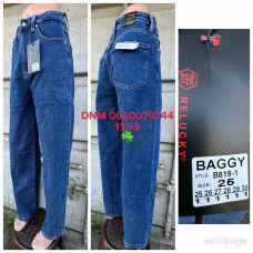 Relucky  Баггі джинси синього кольору Baggy 25-30 819-1