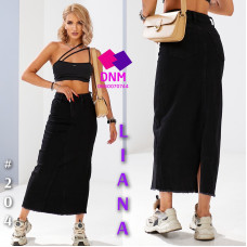 Liana  Спідниця джинсова чорного кольору 25-30 204